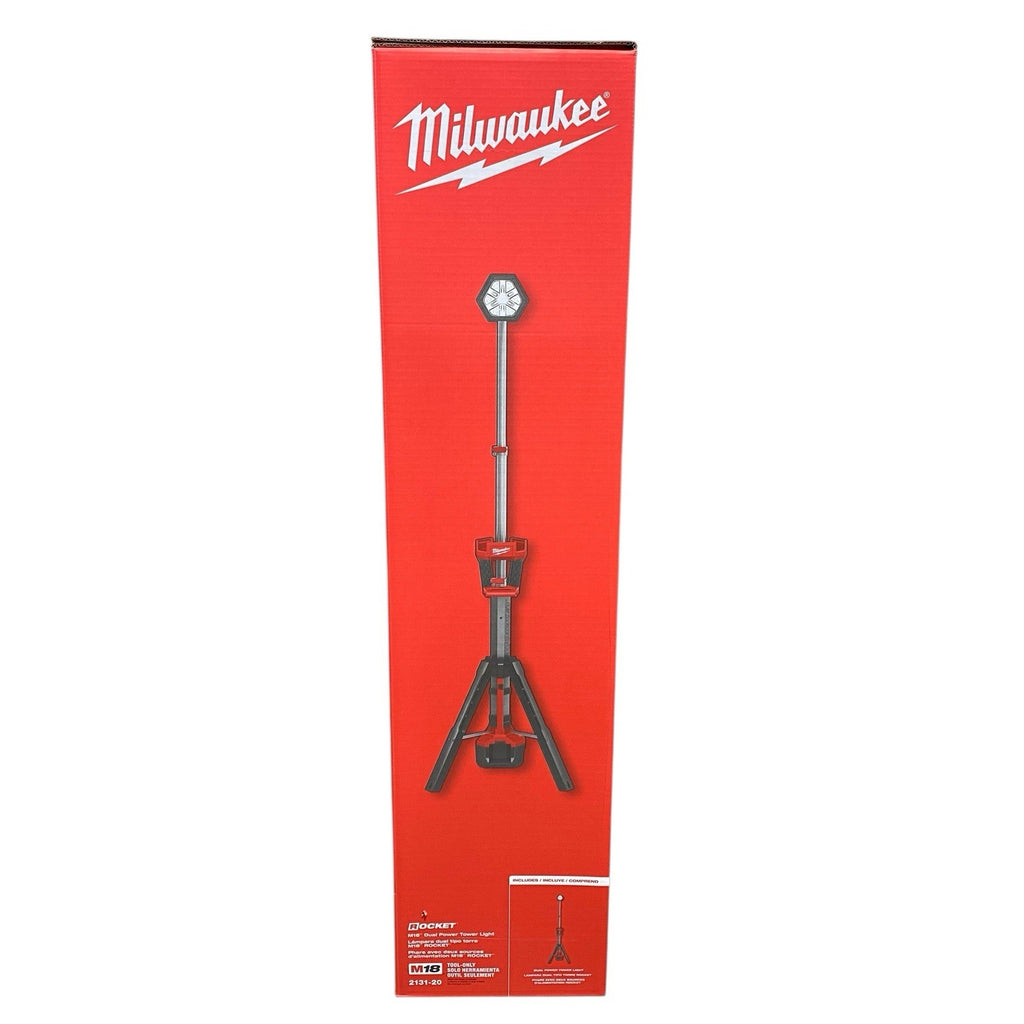 Milwaukee 2131-20 M18 18V Li-Ion ROCKET Dual Power Tower Light-(Bare Tool) NEW