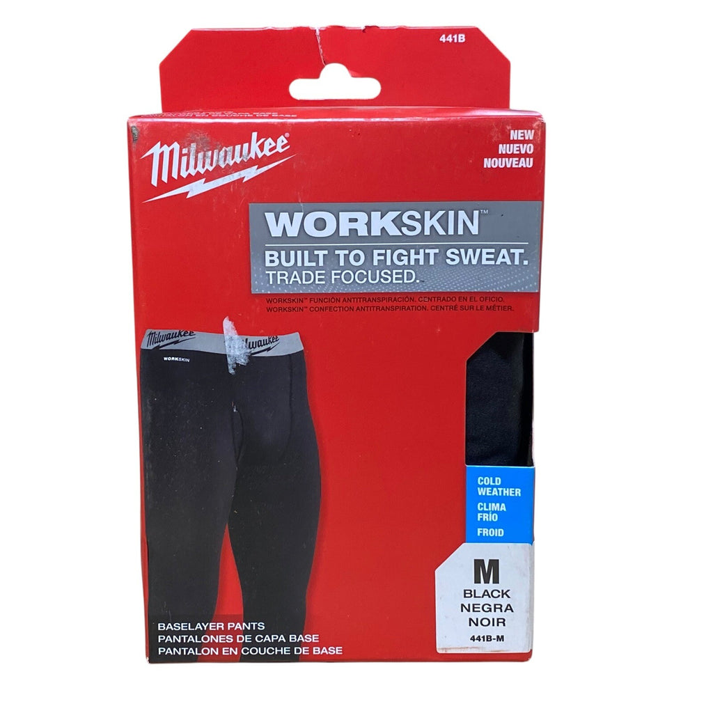 Milwaukee Men's Medium Black Workskin Thermal Underwear Base Layer Pants
