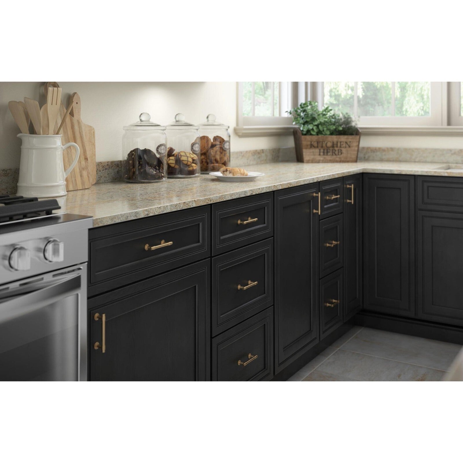 Franklin Brass P29520Z-CZ-B 3" C/C Bar Cabinet Pull, Pack of 10