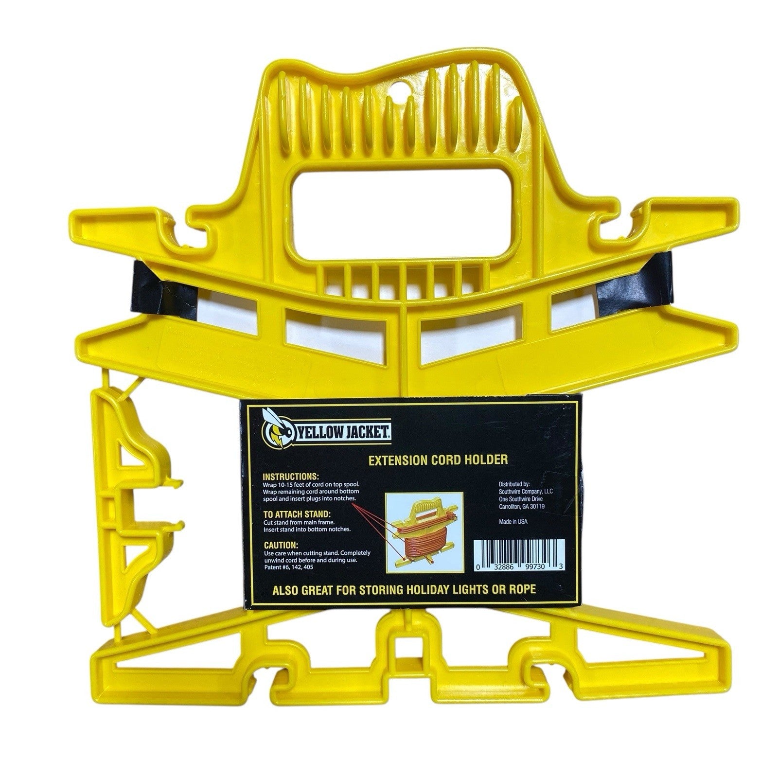 Cord Wiz Yellow Extension Cord Holder