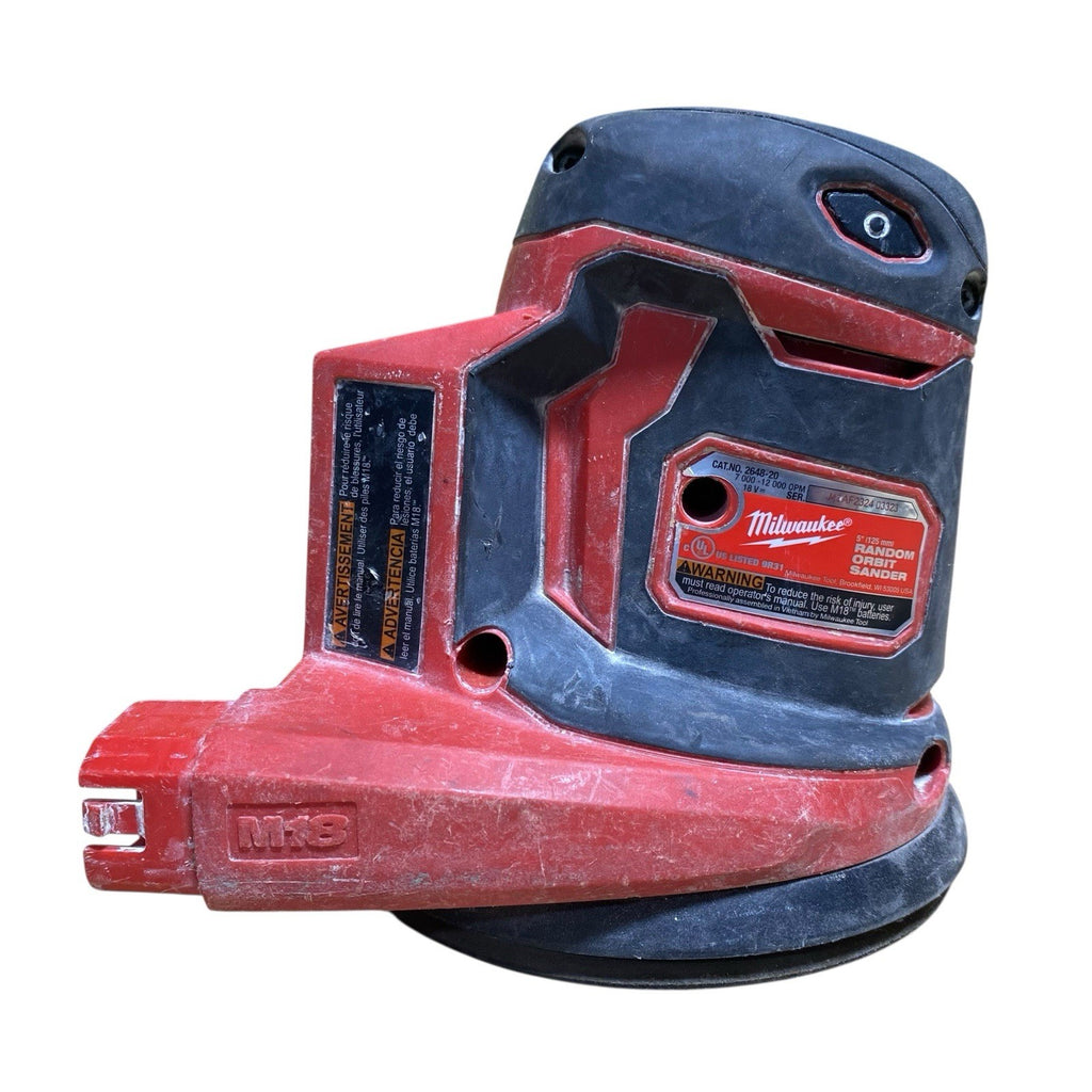 Milwaukee M18 2648-20 Random Orbit Sander (Tool Only) AS SHOWN - NO BAG