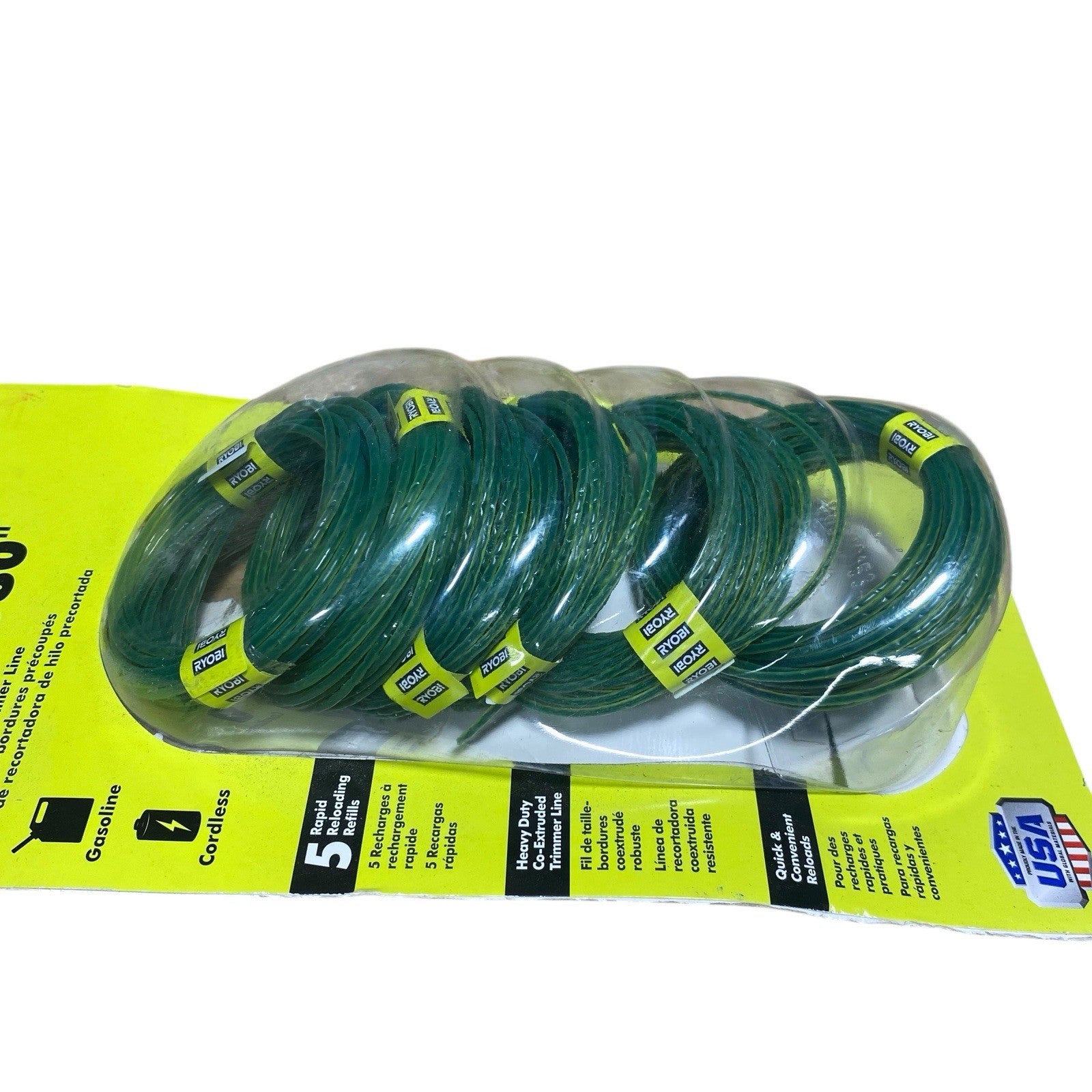 Ryobi AC0580PCL .080" X 16 Pre-Cut Spiral Heavy Duty Trimmer Line (6-Pack)
