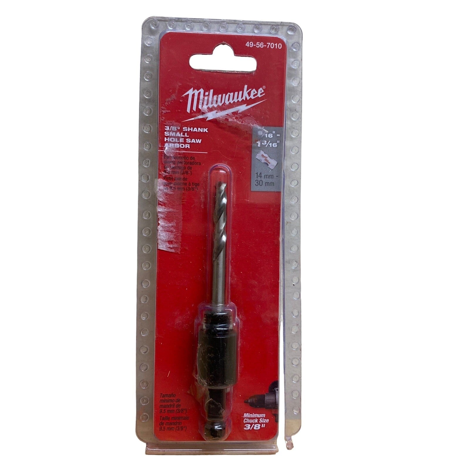 Milwaukee 49-56-7010 Small Arbor, 3/8 in. Hex Shank Arbor