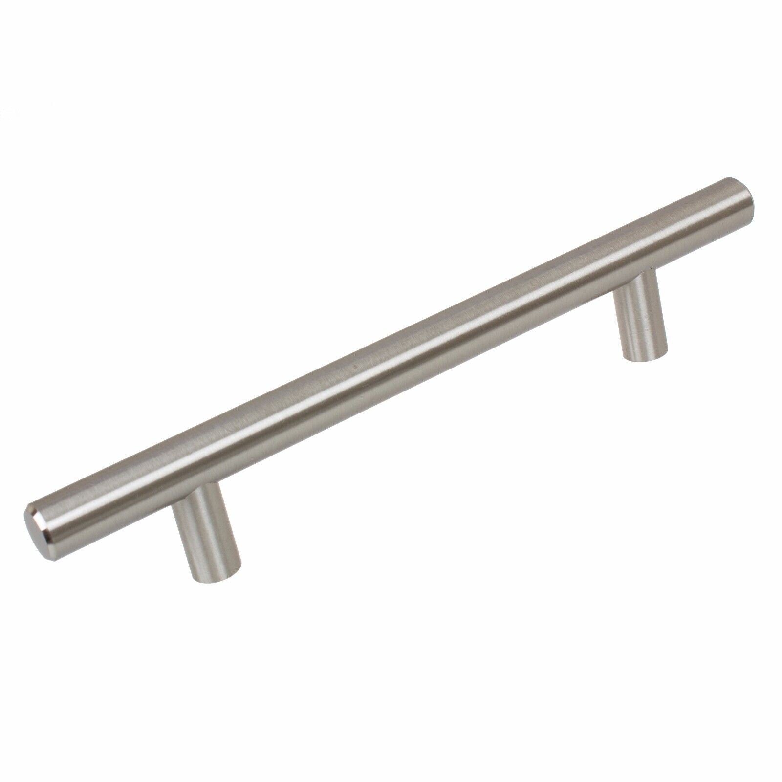 GlideRite 8" Large Solid Bar Thick Cabinet Pull Stainless Steel - 7008-128-SS-1