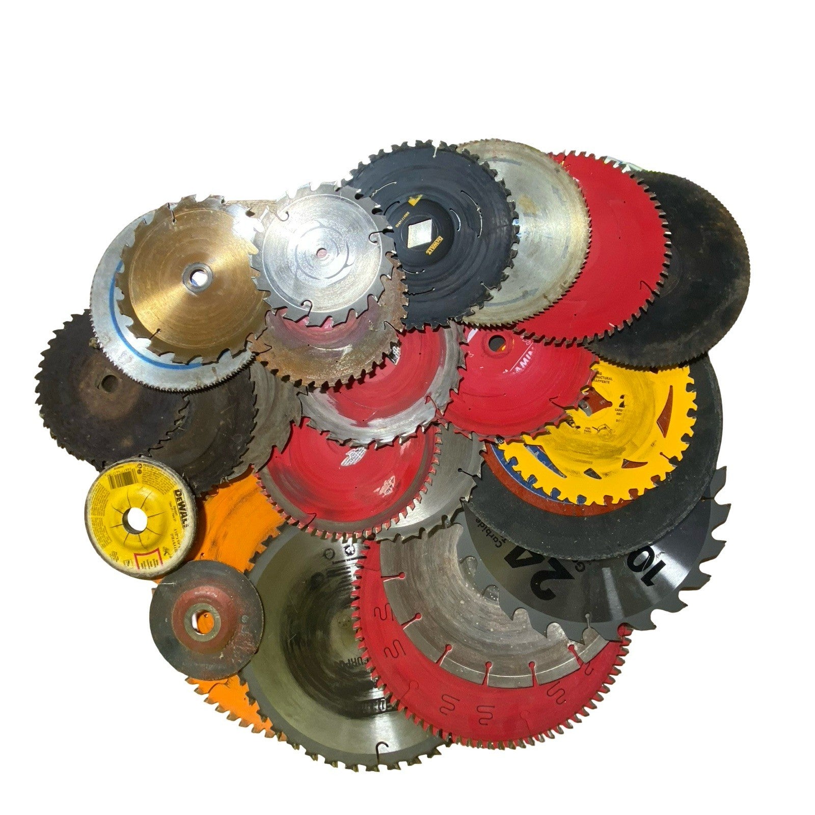 LOT of 23 Circular|Miter|Metal Saw Blades 5 to 12 Inch