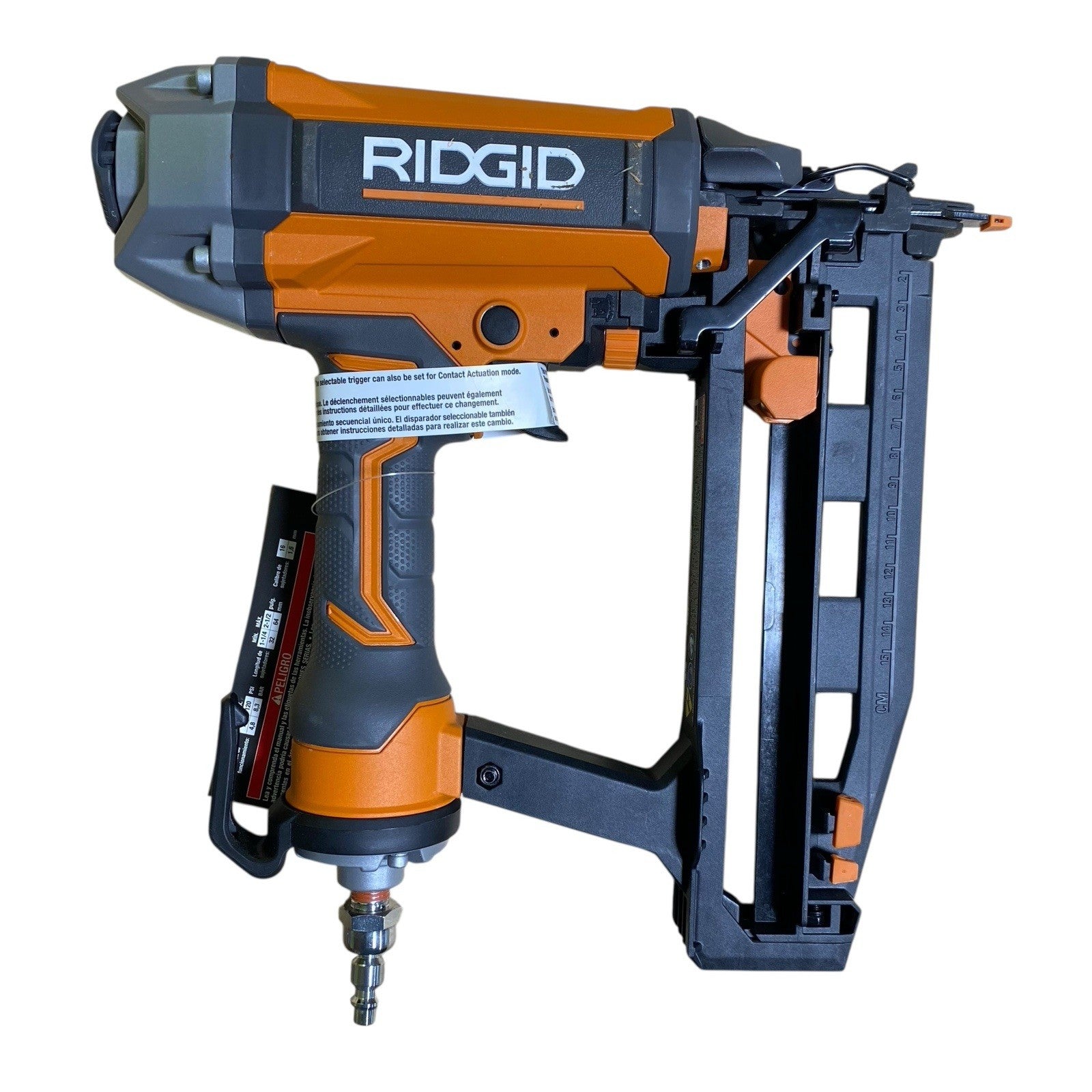 RIDGID R250SFF3 CLEAN DRIVE Pneumatic 16-Gauge 2-1/2 in. Straight Finish Nailer