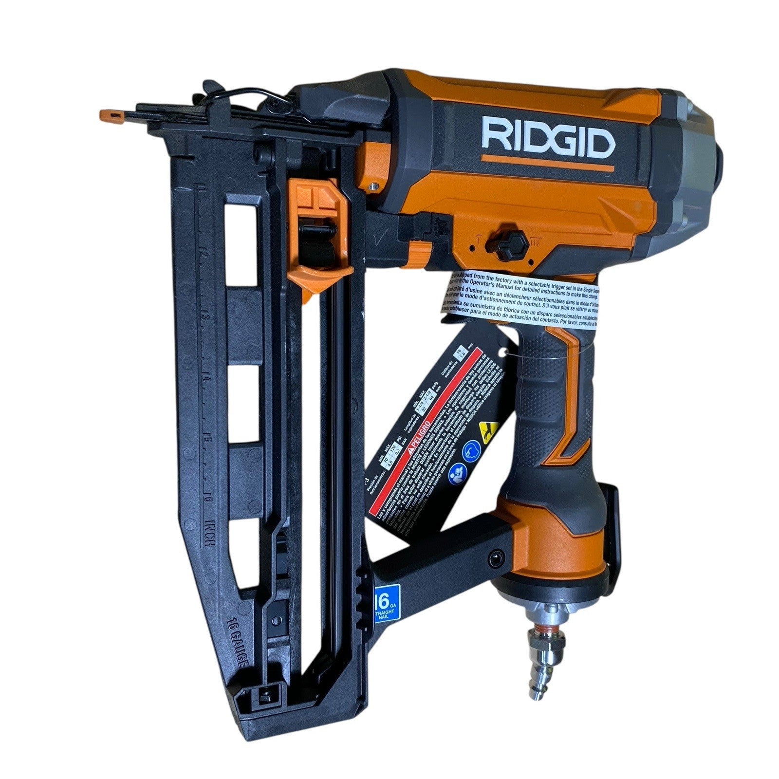 RIDGID R250SFF3 CLEAN DRIVE Pneumatic 16-Gauge 2-1/2 in. Straight Finish Nailer