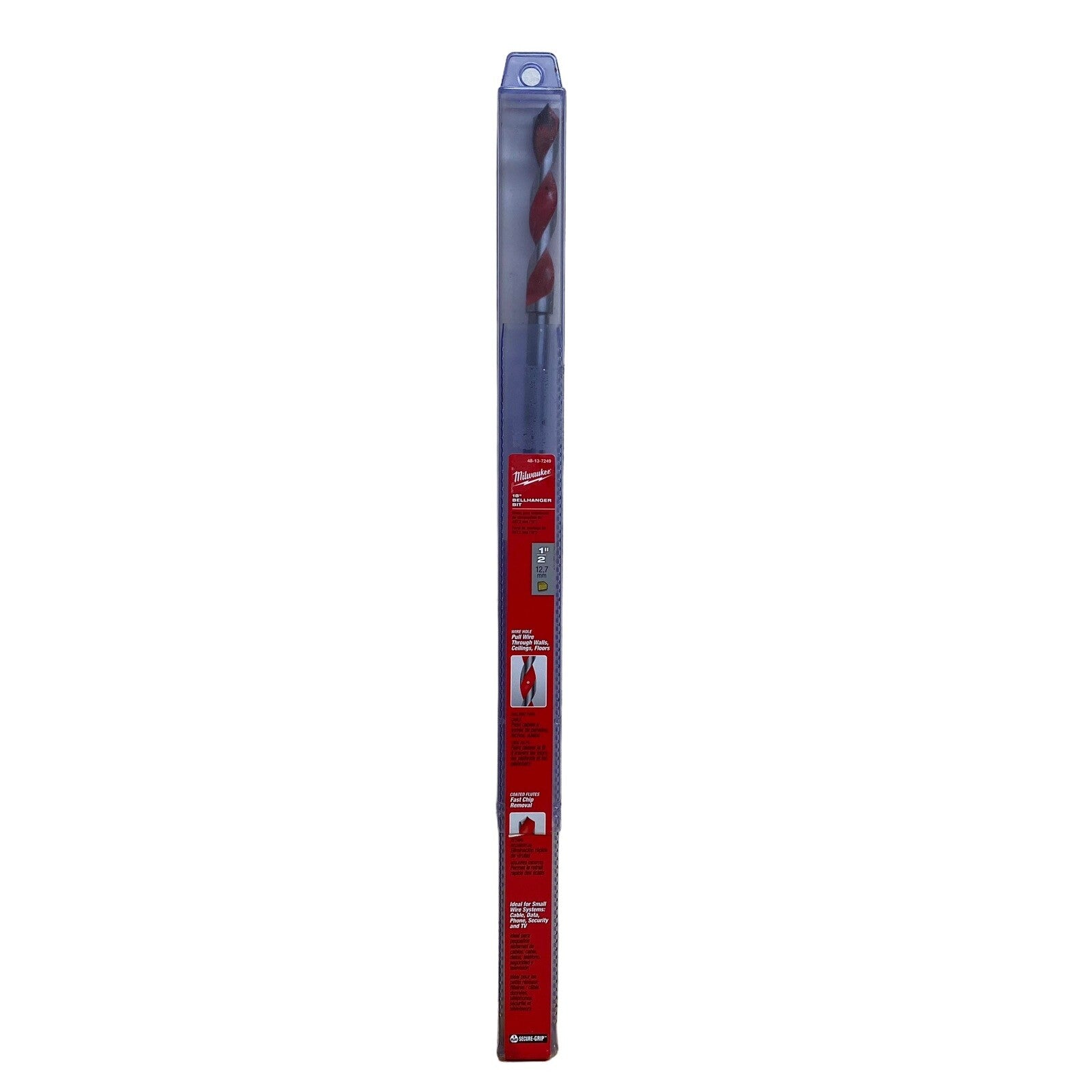 Milwaukee 48-13-7249 1/2" x 18" Bellhanger Bit