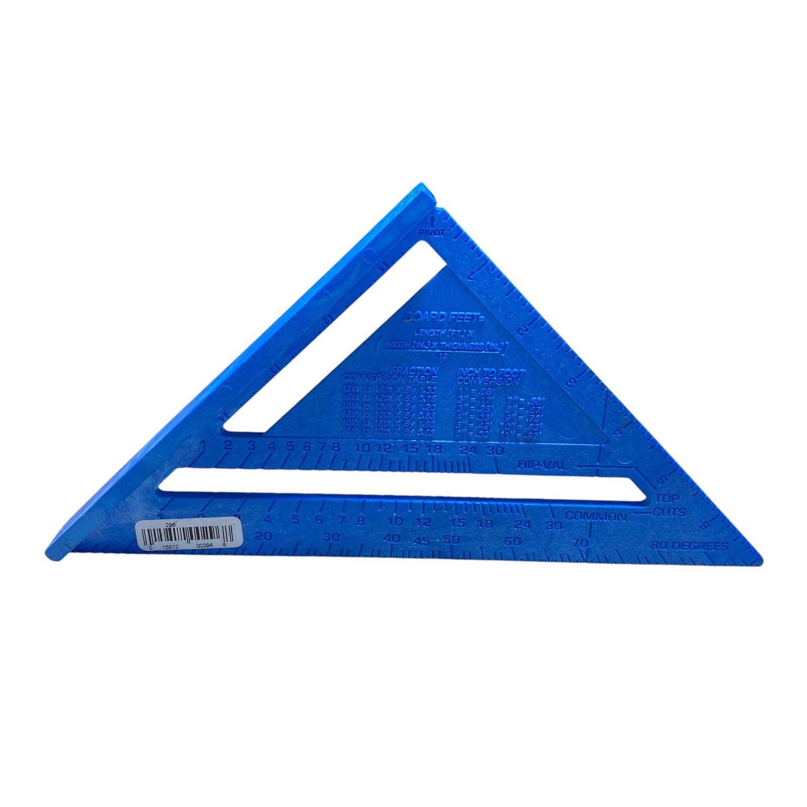 Empire Level 296 -  7-Inch POLYSQUARETM - Rafter Square - Blue