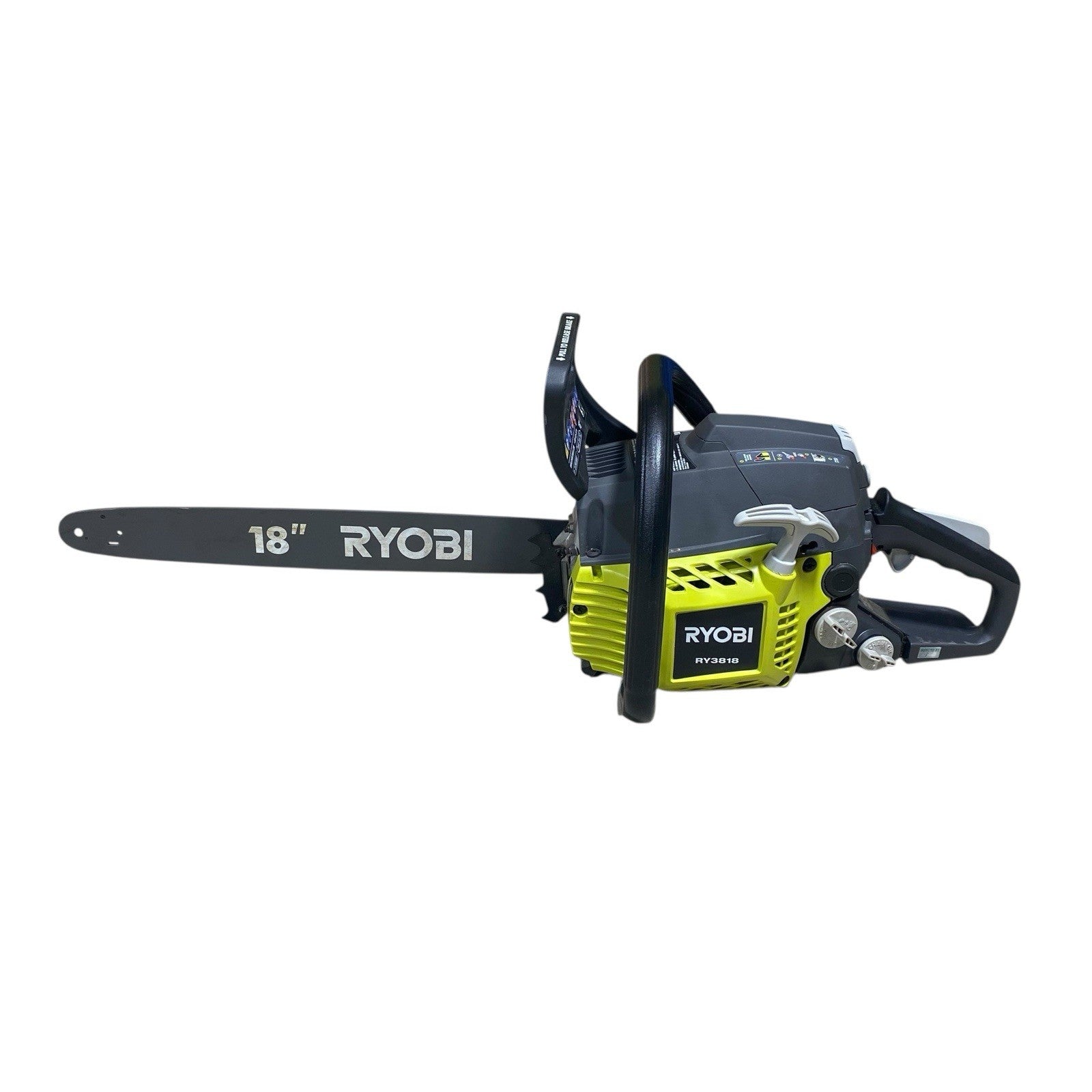 Ryobi 2 Cycle 18in" 38cc Gas Powered Chainsaw RY3818 & Hard Case NO CHAIN