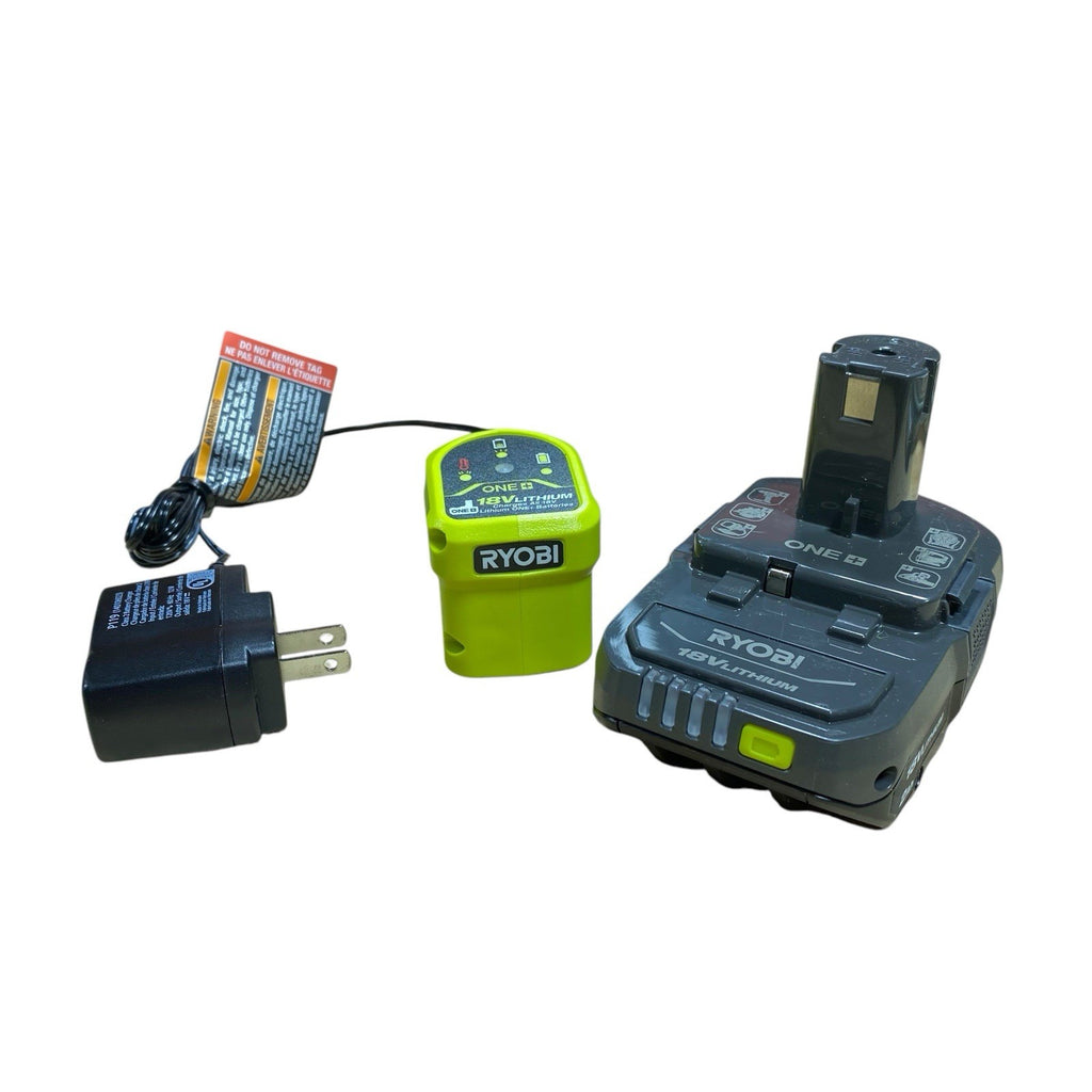 Ryobi P119 18V One+ Lithium Battery Charger With Battery PBP006