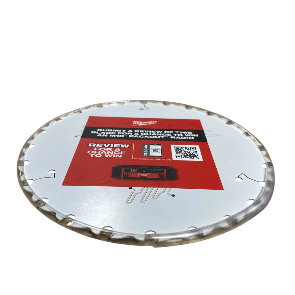 48-41-0720 7-1/4 24 Tooth Milwaukee Framing Wood Cutting Circular Saw Blade