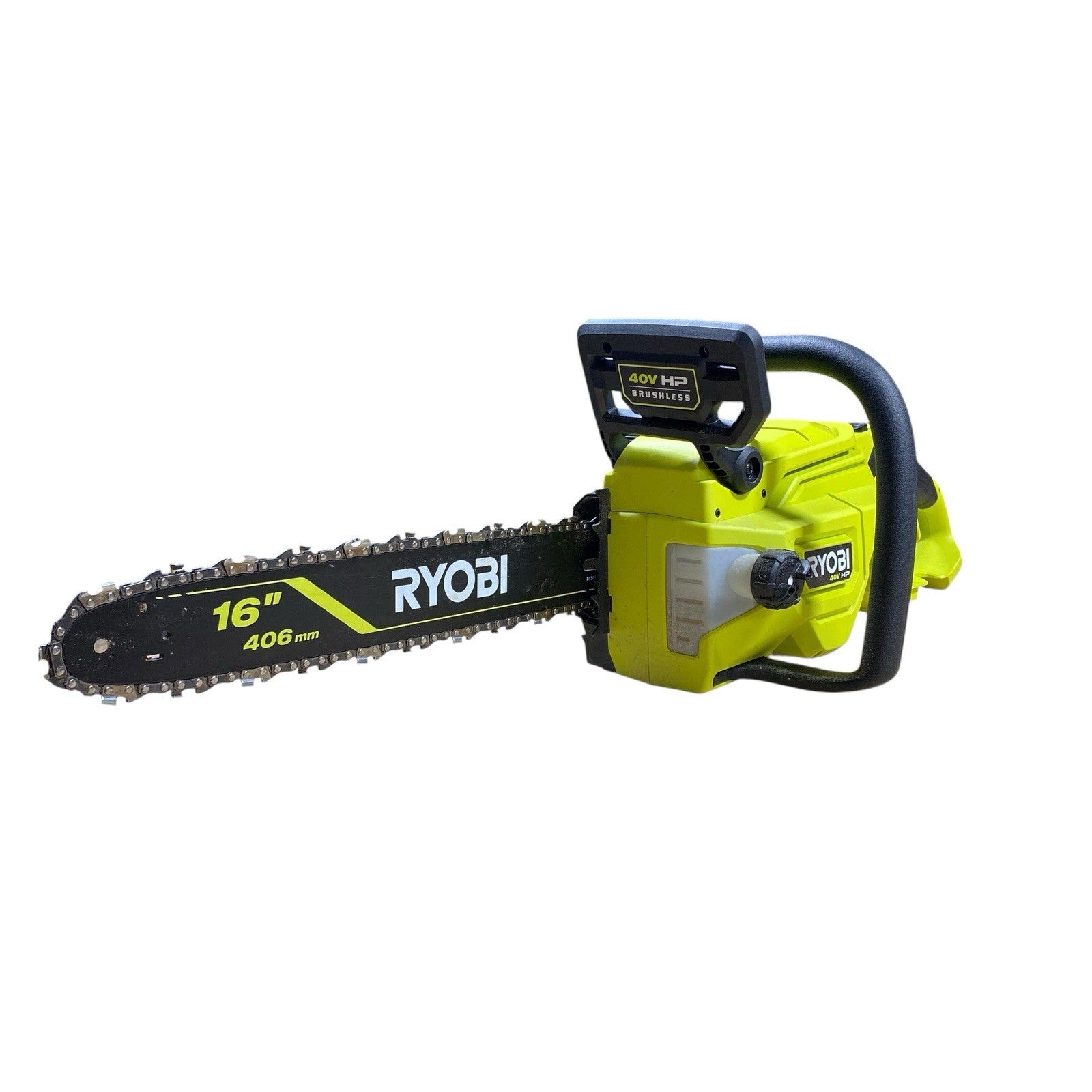 RYOBI 40V HP Brushless 16 in. Cordless Electric Chainsaw (Tool Only) RY40HPCW02