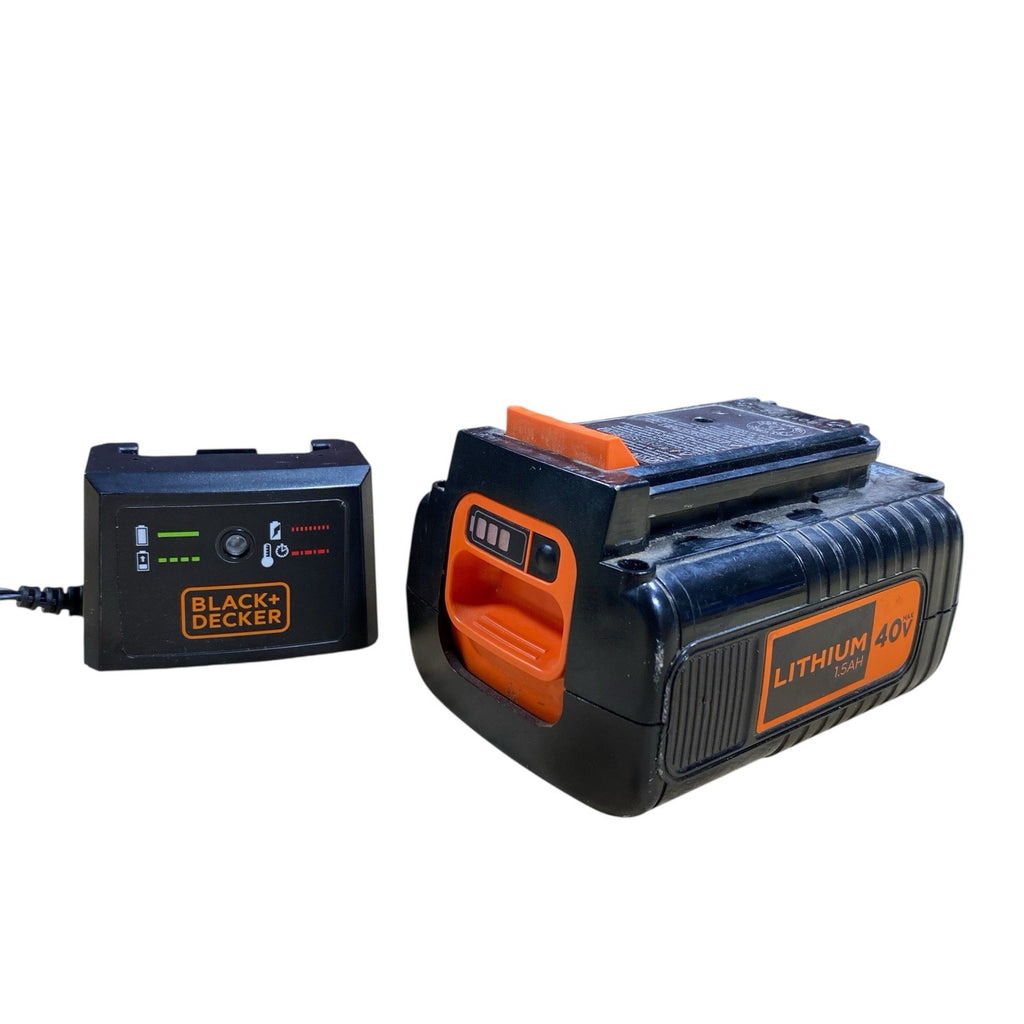 Genuine Black + Decker (40V ~ 1.5AH) Li-Ion Battery & Charger (LBX1540, LCS436)