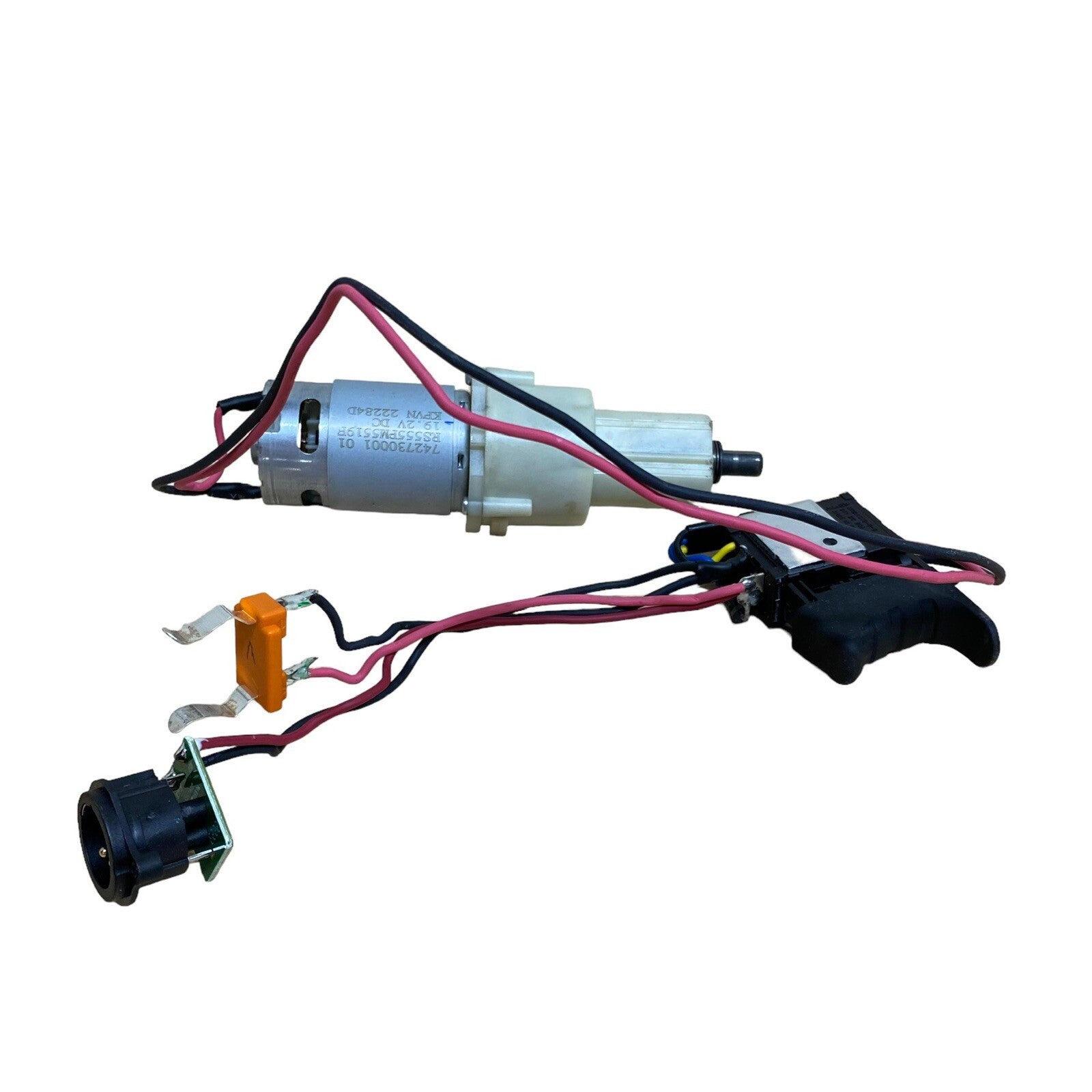 Ryobi P4002 18v Hybrid Drain Auger Replacement Motor / Switch Assembly 