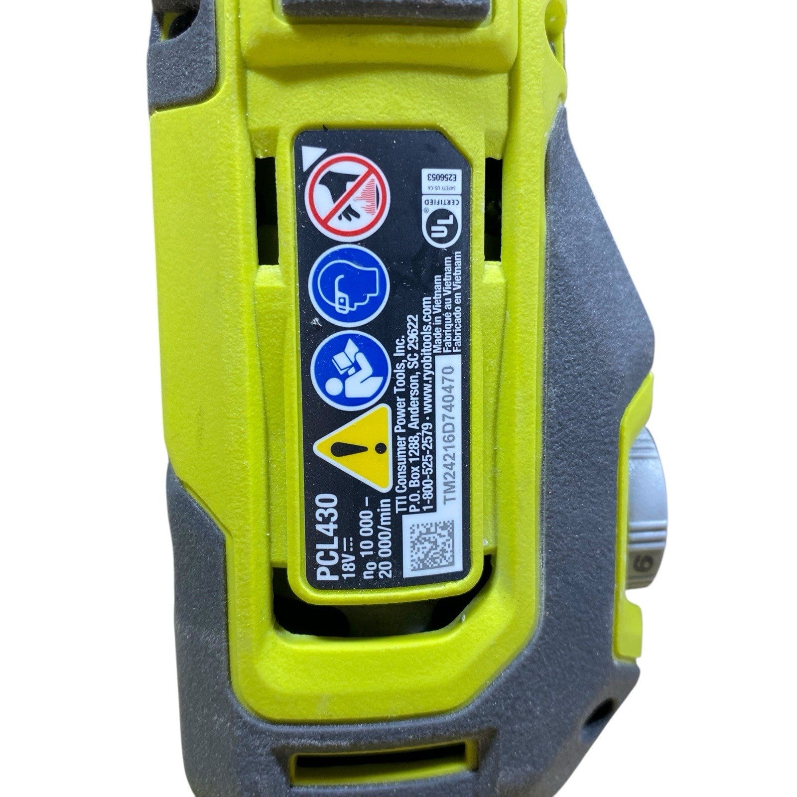 RYOBI ONE+ PCL430B - 18V Cordless Multi-Tool (Tool Only) FOR PARTS