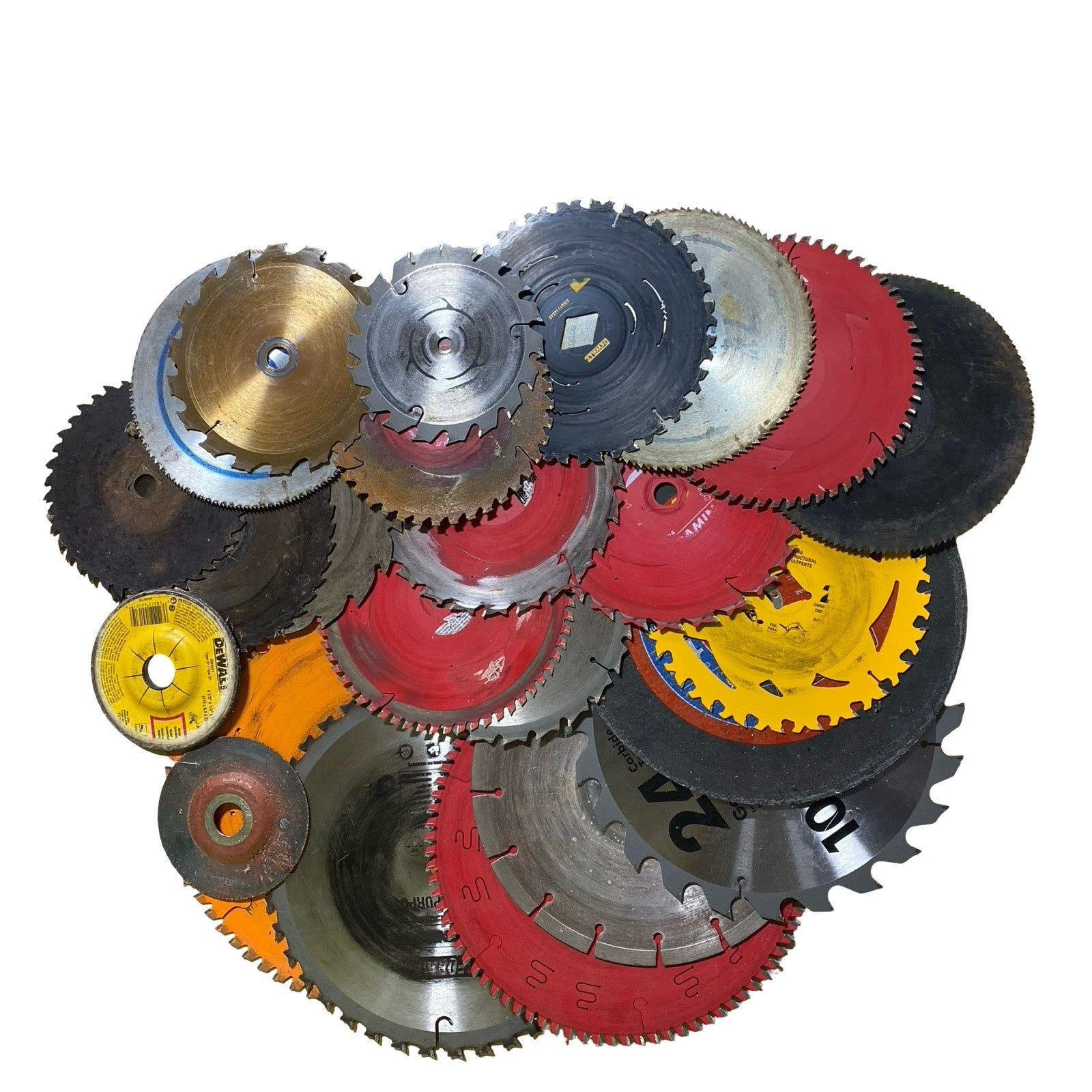 LOT of 23 Circular|Miter|Metal Saw Blades 5 to 12 Inch