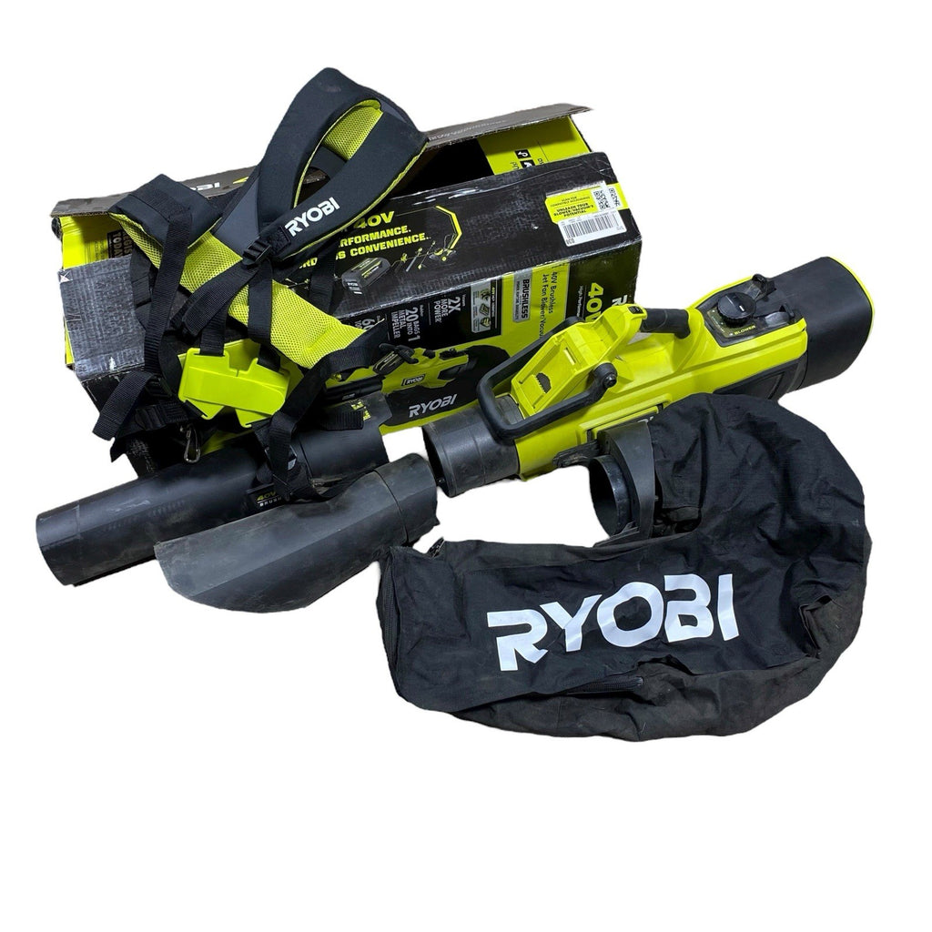RYOBI RY404015VNM 40V Cordless Jet Fan Blower/Leaf Mulcher/Vacuum (Tool Only)