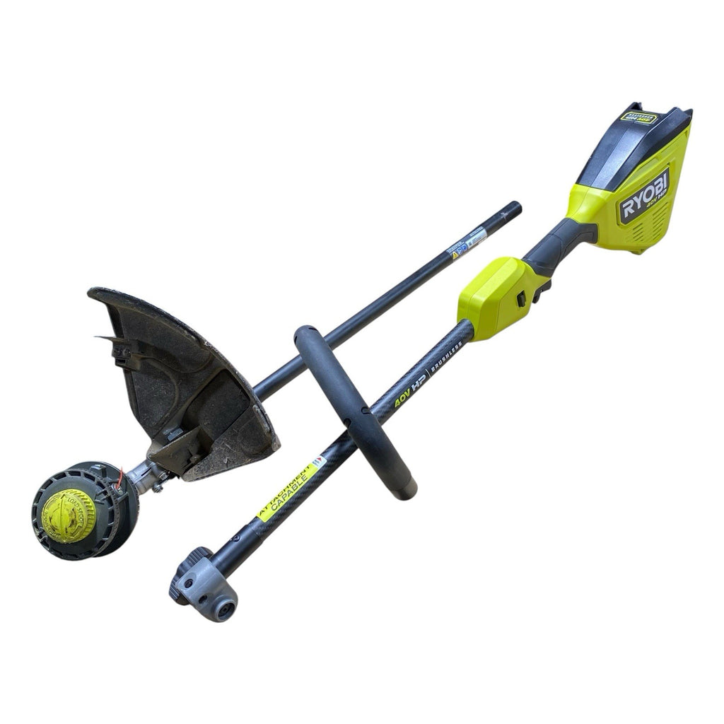 RYOBI RY40HPST01K 40V Brushless 16" Carbon Fiber Shaft String Trimmer- TOOL ONLY