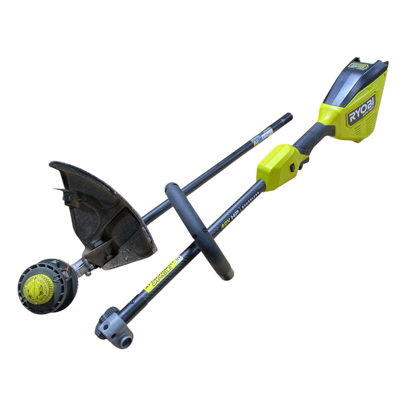 RYOBI RY40HPST01K 40V Brushless 16" Carbon Fiber Shaft String Trimmer- TOOL ONLY