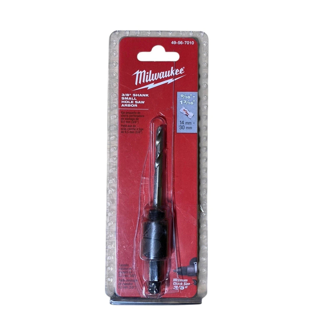 MILWAUKEE 49-56-7010 SMALL THREAD HOLE SAW ARBOR 3/8"