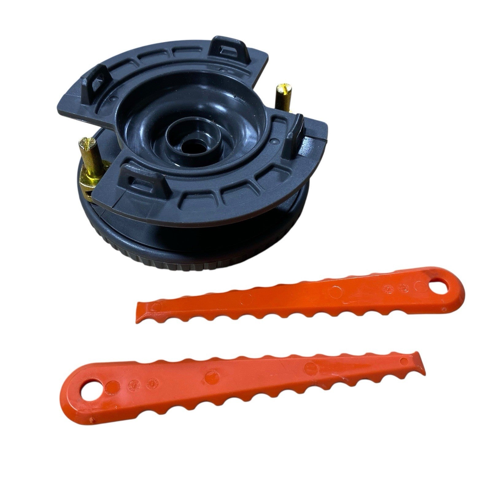 RYOBI REEL EASY+ 2-in-1 Pivoting Fixed Line Bladed Head for Bump Feed Trimmers