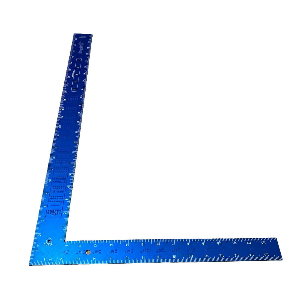 Level e1190 16-Inch by 24-Inch Professional Framing Square, Blue or Black Ano...