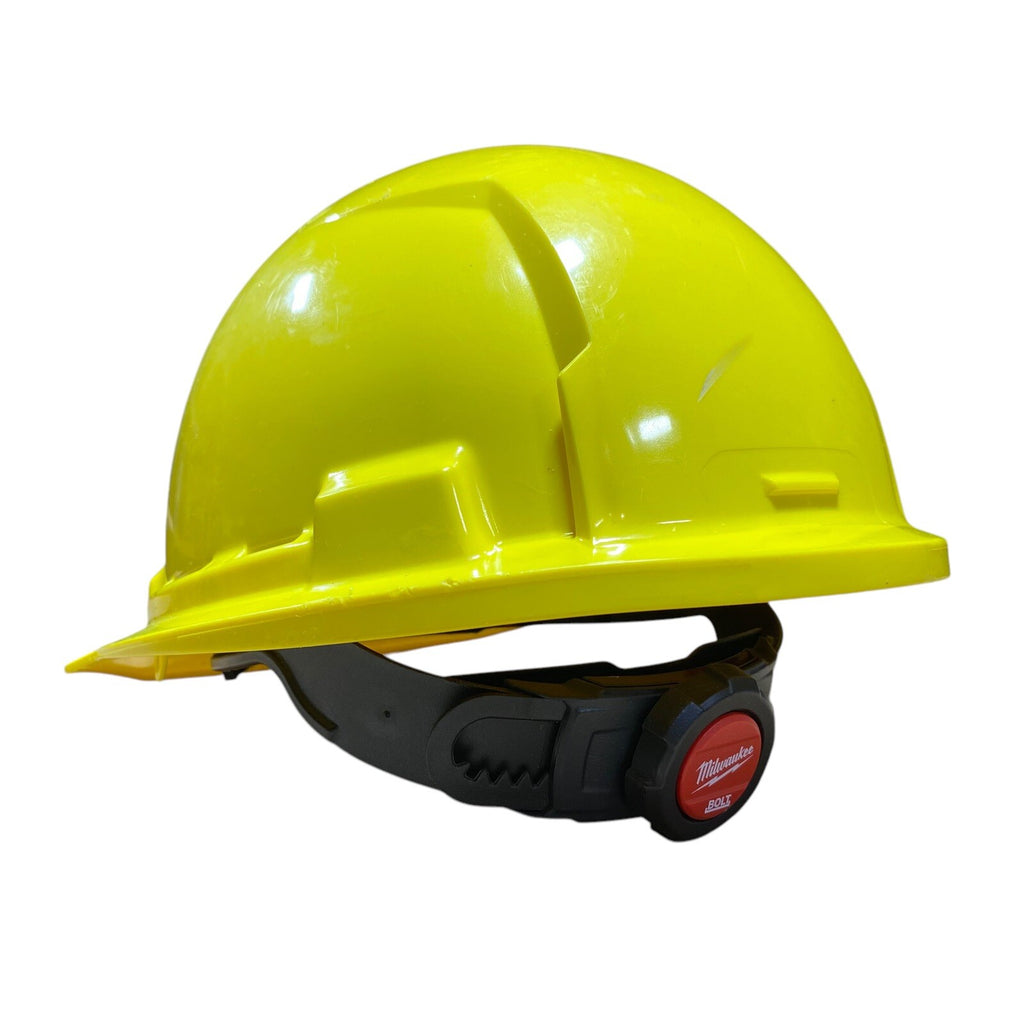 Milwaukee Tool 48-73-1123 Full Brim Yellow Full Brim Hard Hat W/6Pt Ratcheting
