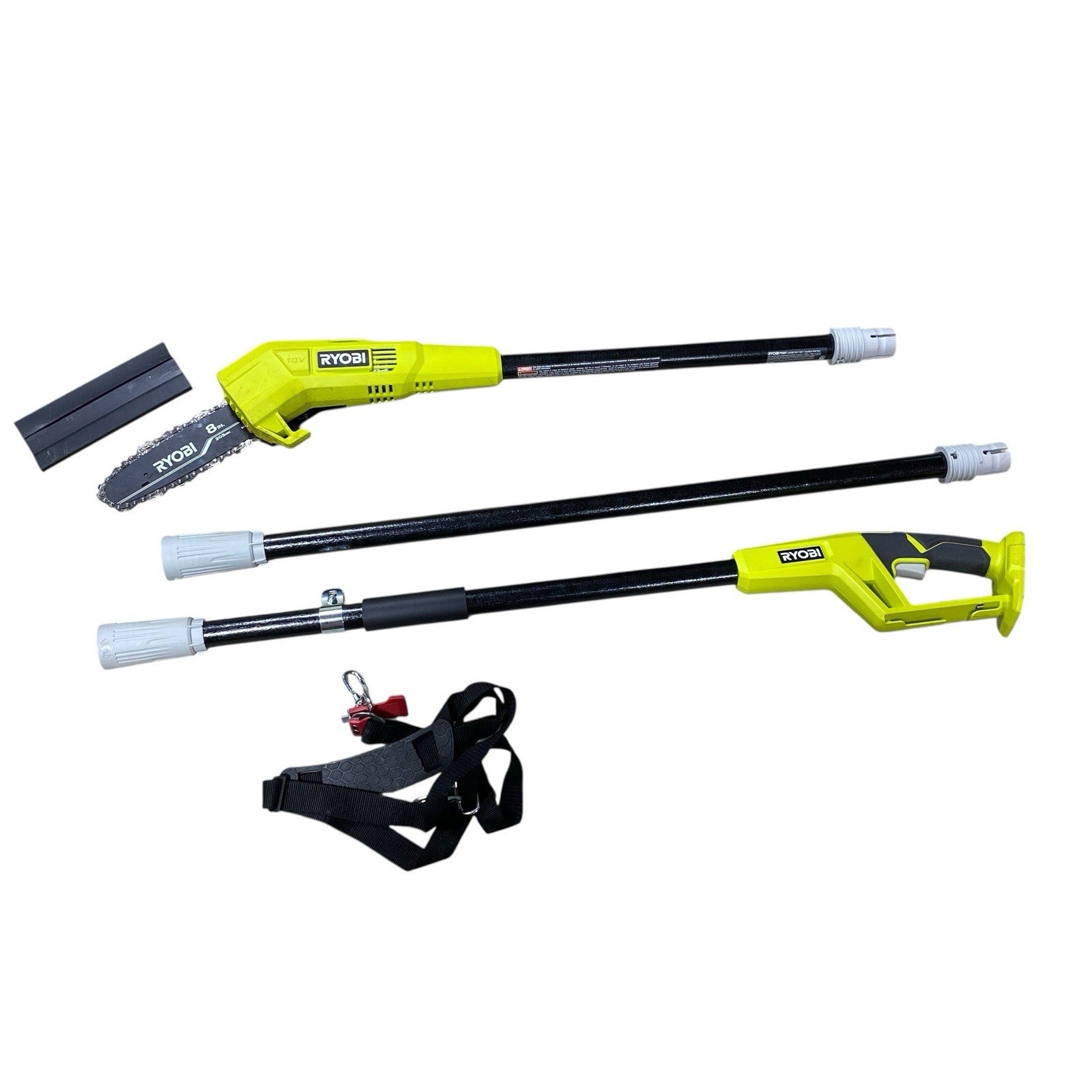 RYOBI P2510 ONE 18V Cordless Pole Saw READ FULLY - NEEDS CHAIN TENSIONER