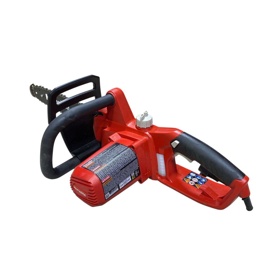 Homelite Electric Chainsaw 14" 9 Amp Tool-Less Chain Tensioning, Automatic Oiler