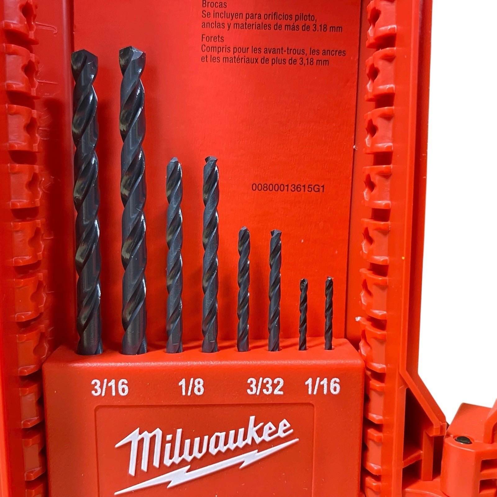 Milwaukee 48-89-9222 9pc Black Oxide Step Bits