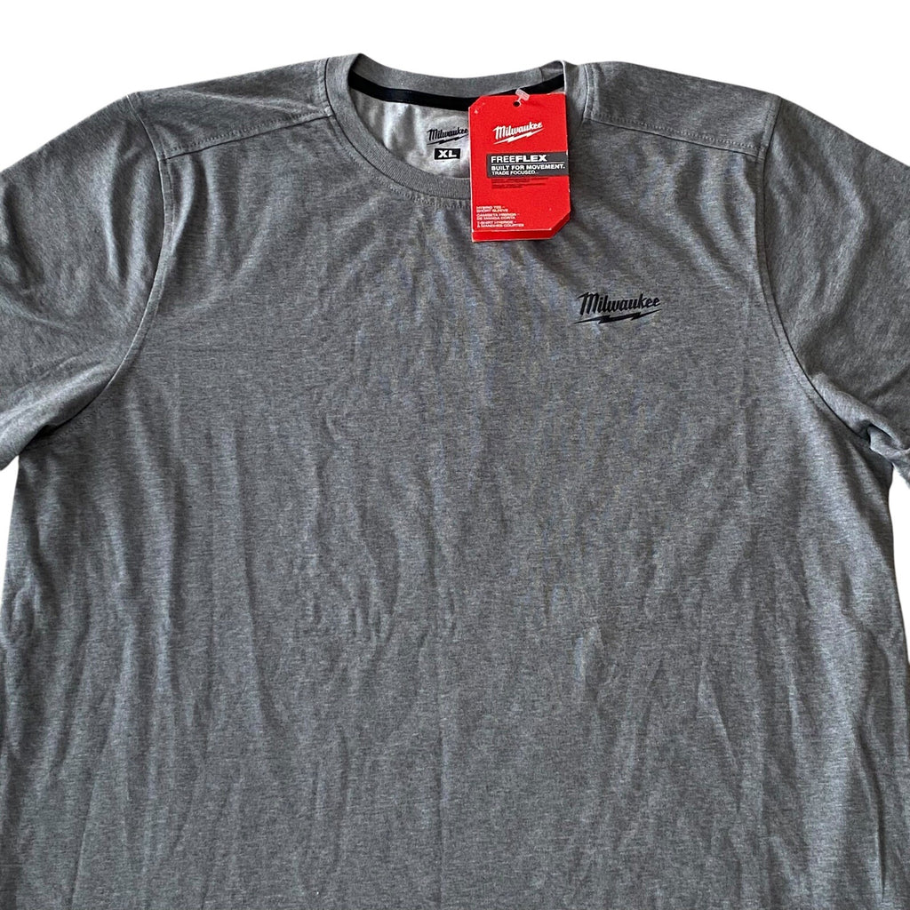 Milwaukee 603G-XL FREEFLEX™ Hybrid Work Tee - Short Sleeve Gray XL