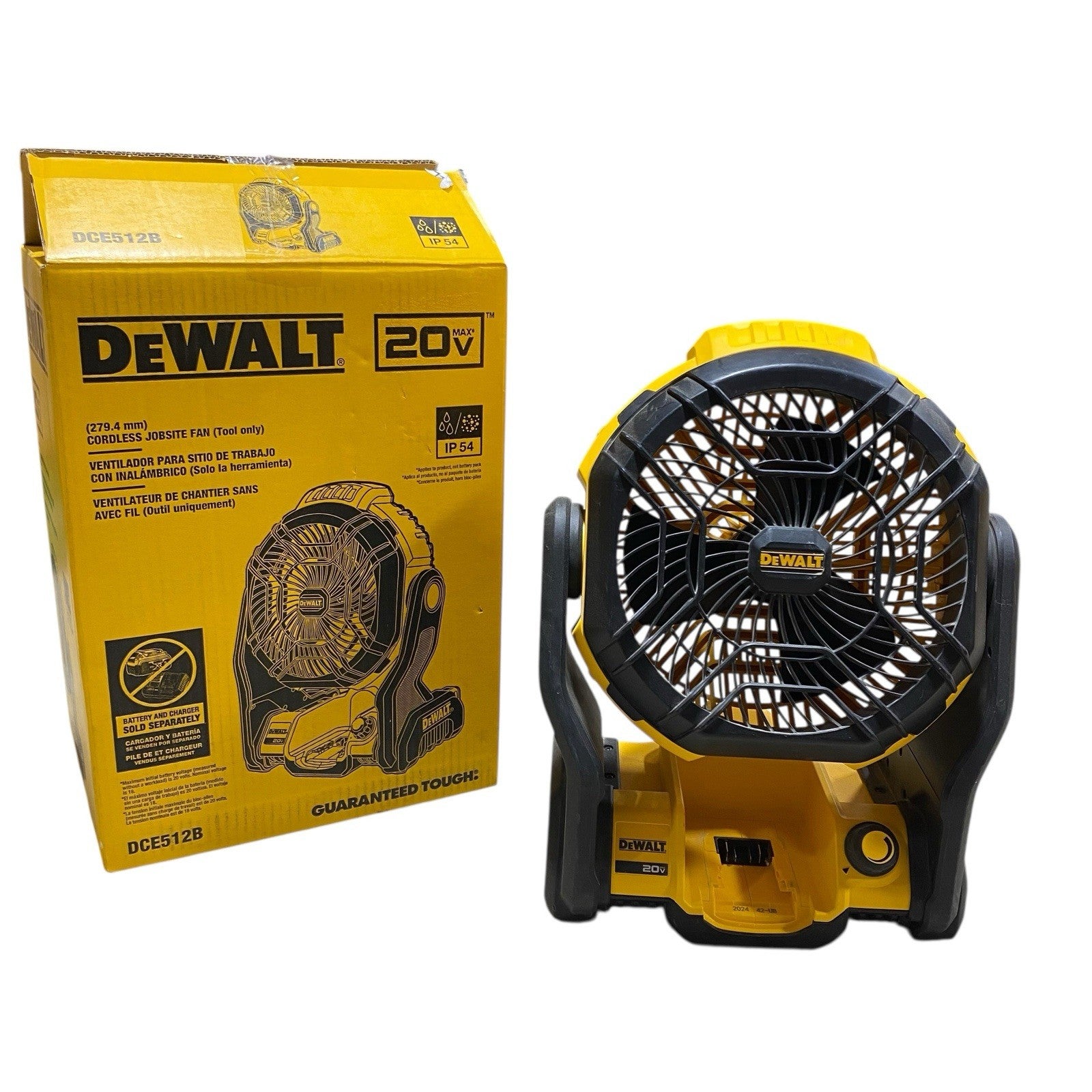 DEWALT 20V MAX Jobsite Fan (Tool Only) DCE512