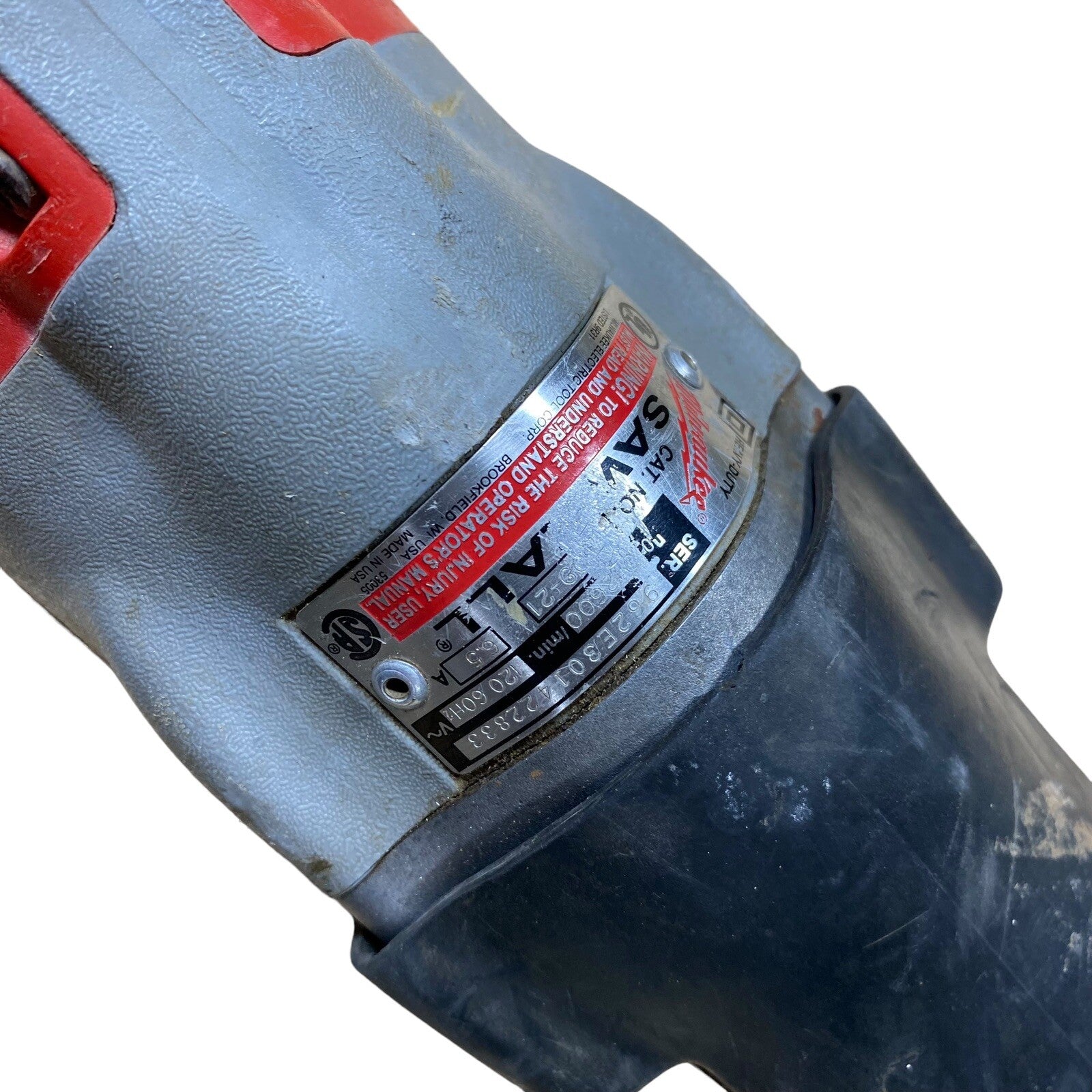 Milwaukee 6509-20 120V 10A Heavy Duty Sawzall Reciprocating Saw Corded Electric