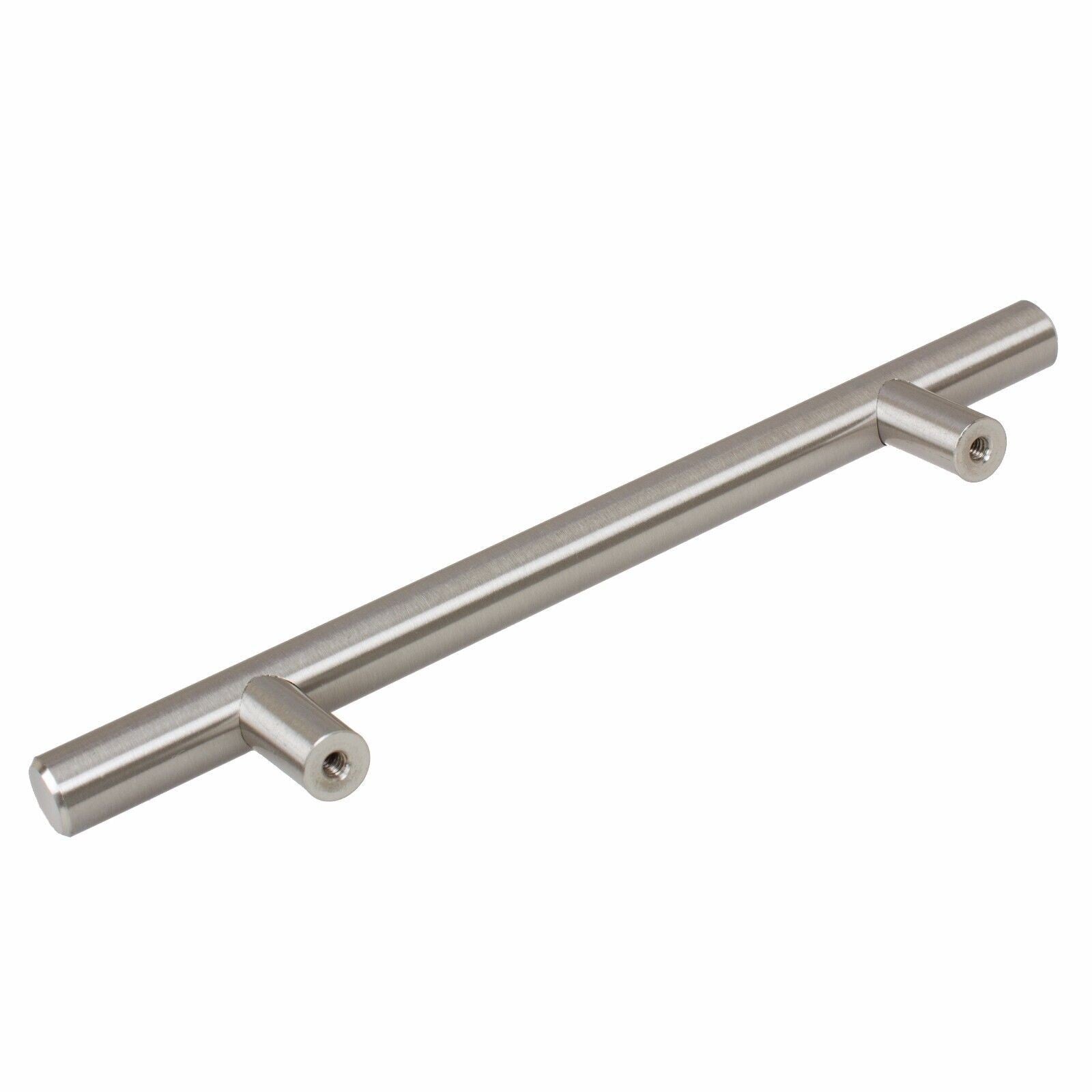 GlideRite 8" Large Solid Bar Thick Cabinet Pull Stainless Steel - 7008-128-SS-1
