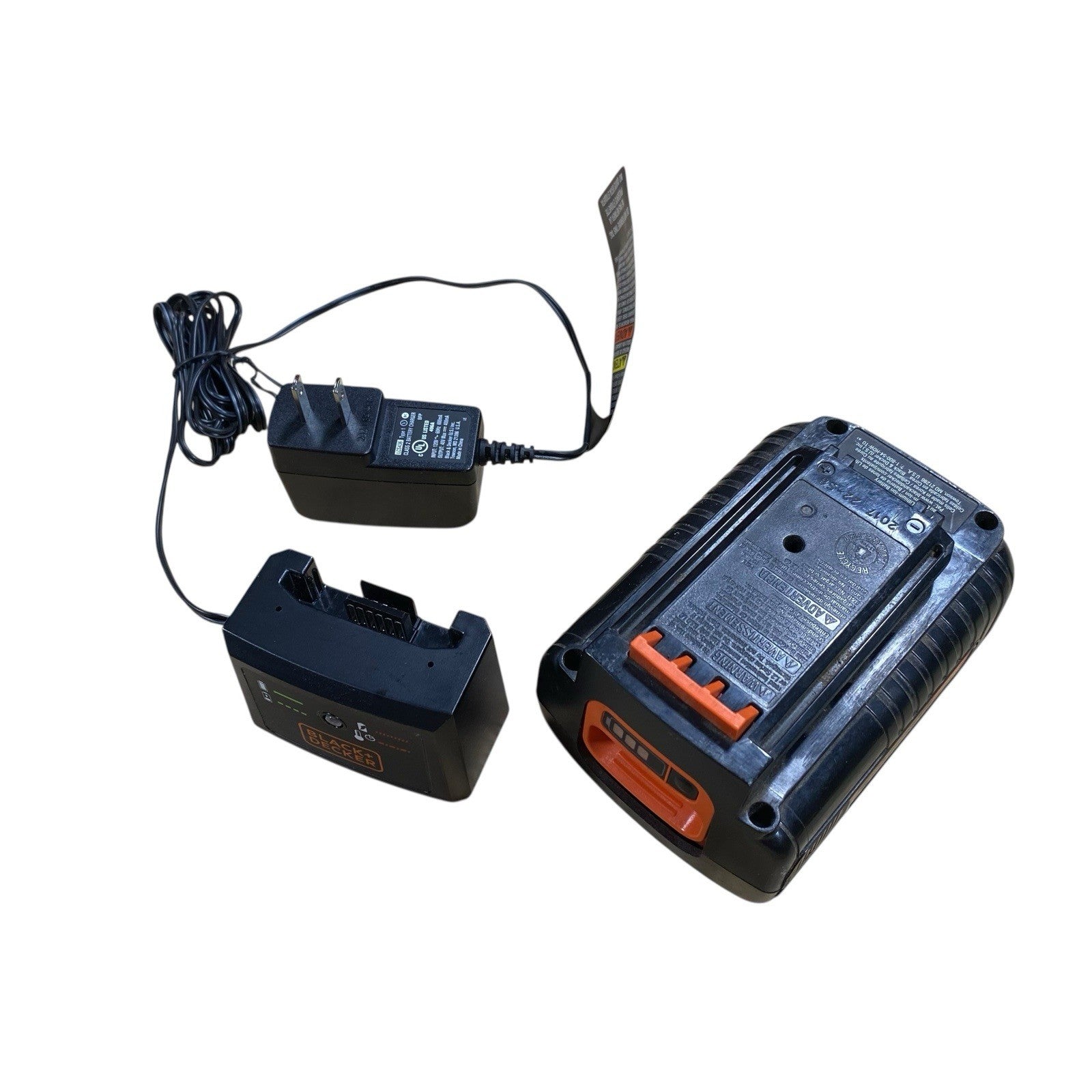 Genuine Black + Decker (40V ~ 1.5AH) Li-Ion Battery & Charger (LBX1540, LCS436)