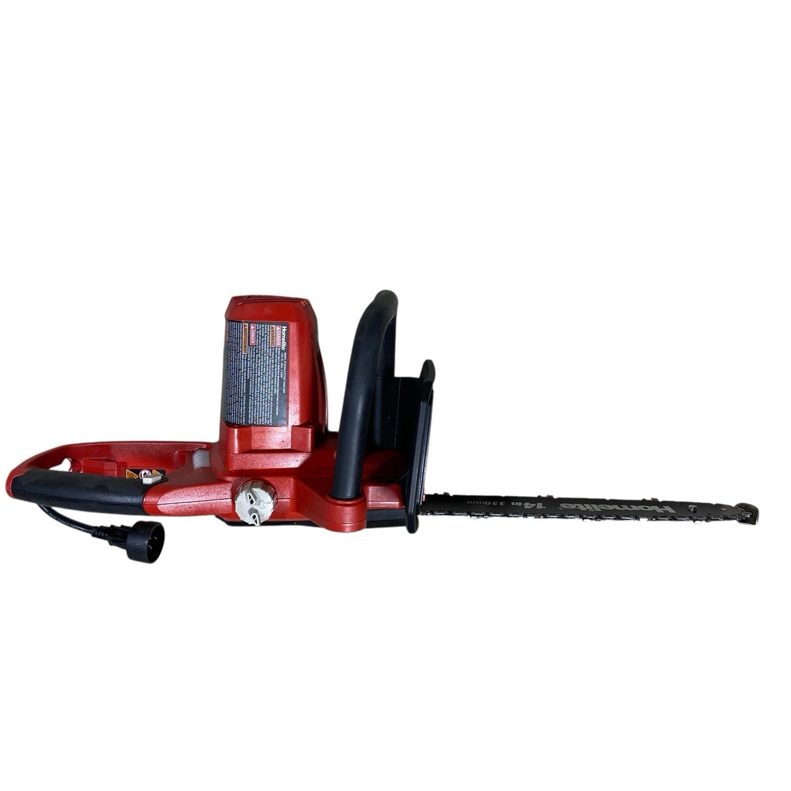 Homelite Electric Chainsaw 14" 9 Amp Tool-Less Chain Tensioning, Automatic Oiler