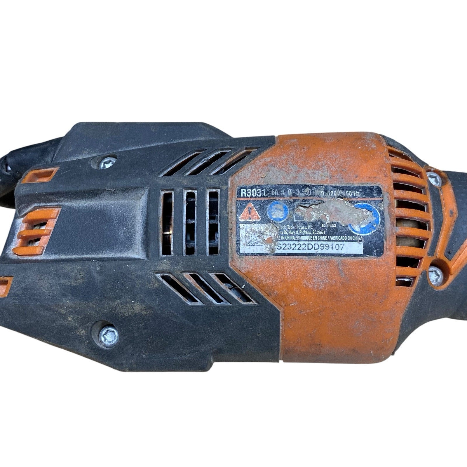 Ridgid R3031 Corded One Hand Reciprocating Orbital Saw PARTS OR REPAIR