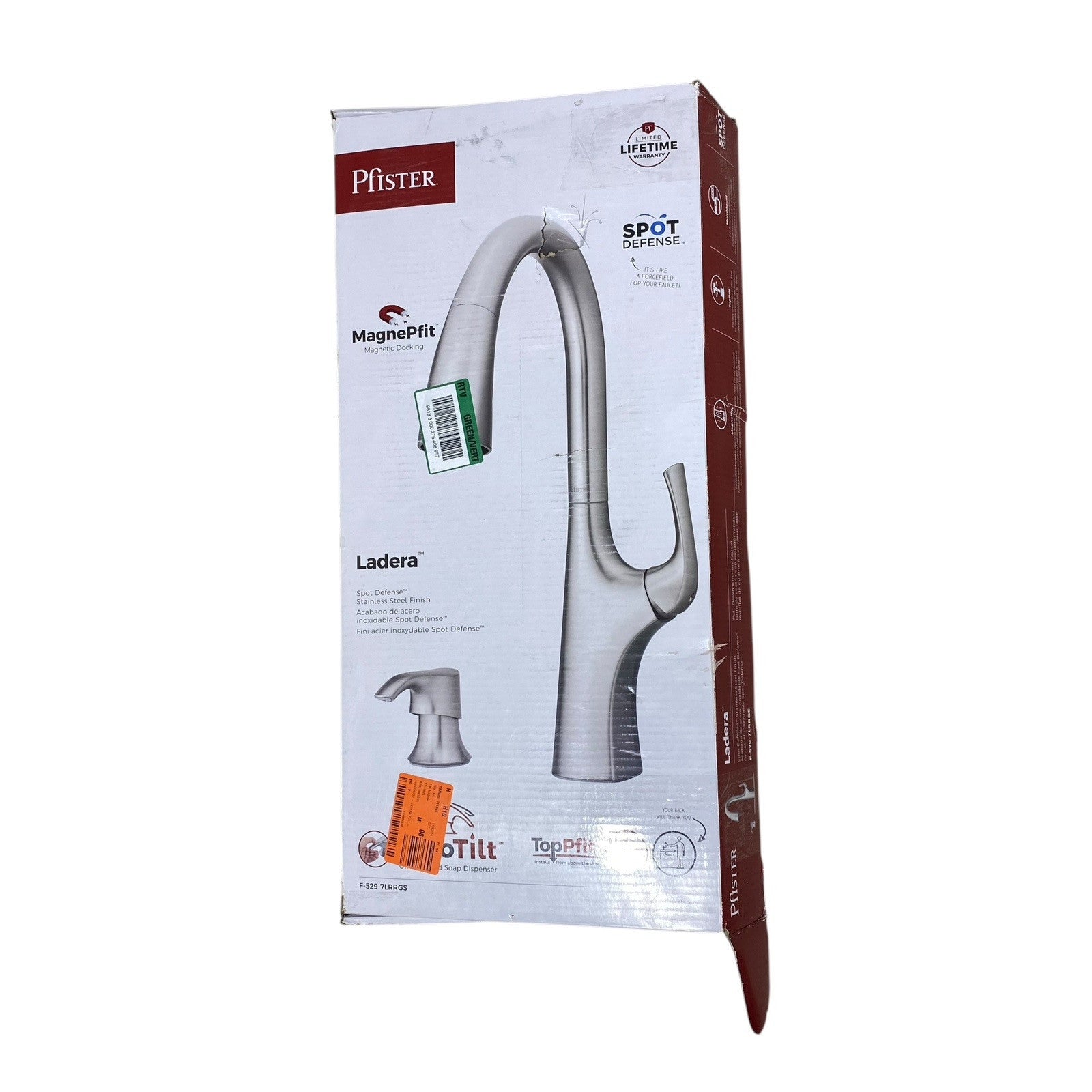 Pfister F-529-7LRRGS Kitchen Faucet - Brushed Nickel  | INCOMPLETE - AS SHOWN