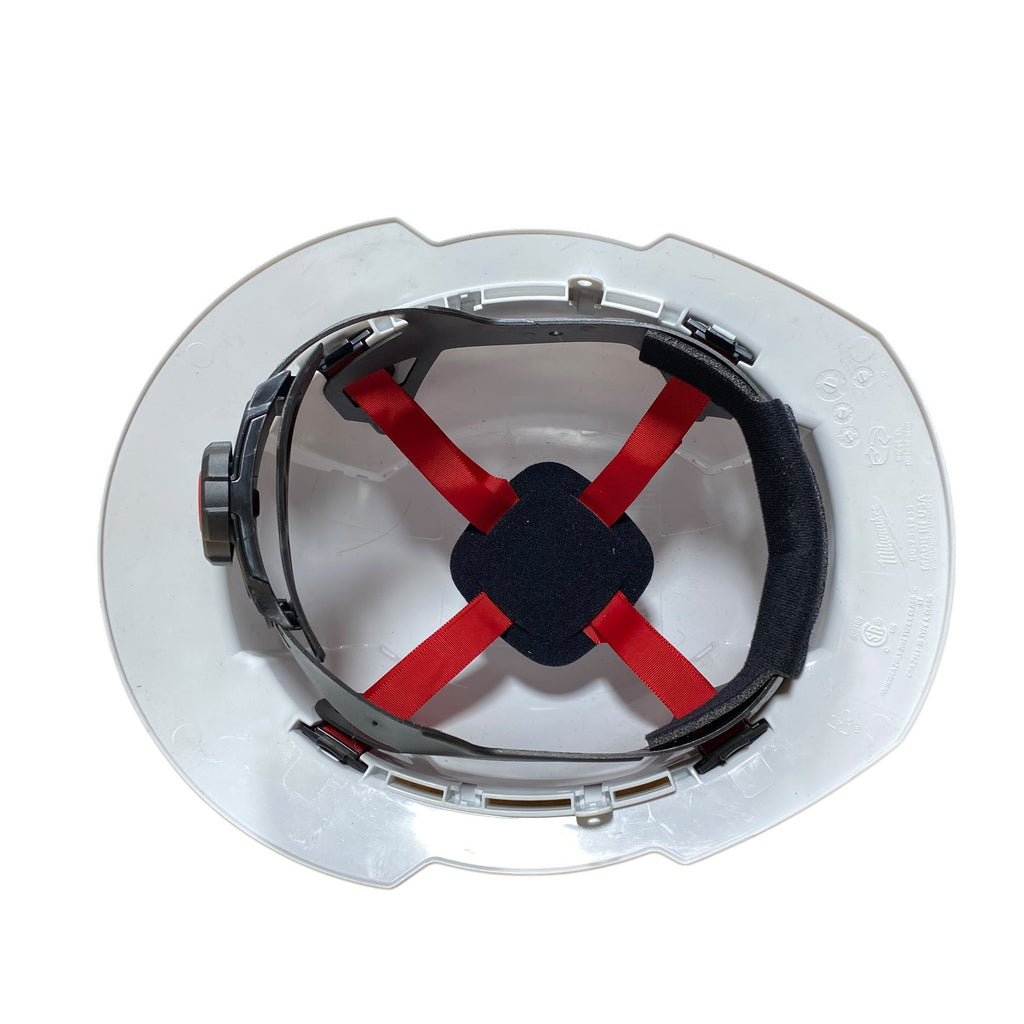 Milwaukee Tool 48-73-1201 Hard Hat,White,6 1/2 To 8 1/2" Size