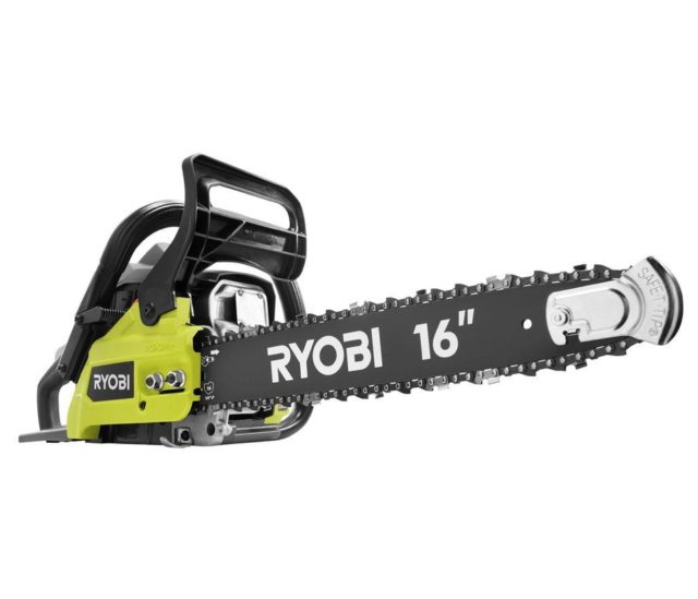 Ryobi 2 Cycle 18in" 38cc Gas Powered Chainsaw RY3818 & Hard Case NO CHAIN