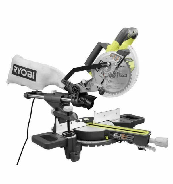 Ryobi  7 1/4 in Sliding Compound Miter Saw Corded TSS702 (Corded)