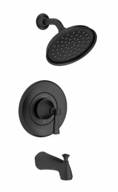 American Standard Rumson Single-Handle 1-Spray Shower Head Only Matte Black